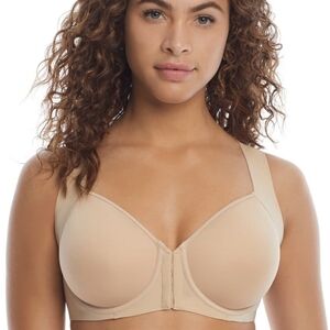 Bali Nude One Smooth U Posture Boost Support Bra - Sz 42D US